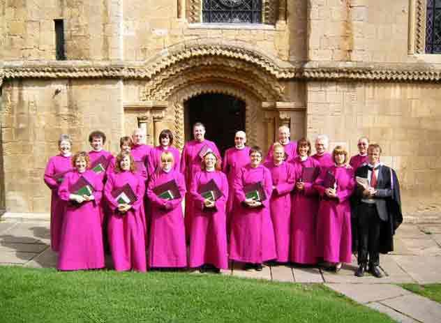 Outside Southwell Minster